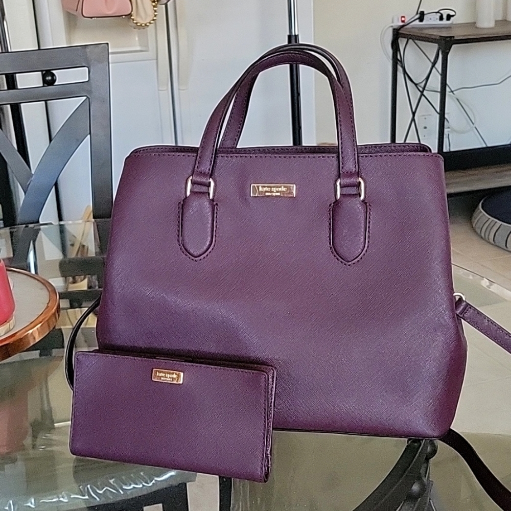 {Kate Spade} Laurel Way Evangelie Saffiano Satchel